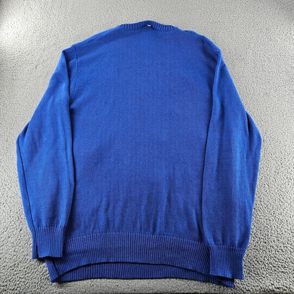 Well Worn Ugly Christmas Sweater Womens XXL Blue Santa‎ Cats Winter Holiday - Picture 8 of 15